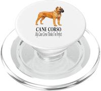 Cane Corso Dog Il mio Cane Corso pensa che io sia perfetto per gli animali domestici PopSockets PopGrip per MagSafe