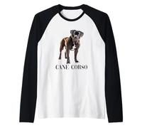 Cane Corso Elegante Canine Pride Maglia con Maniche Raglan