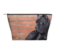 Cane Corso Grandi Cani Neri Animali Domestici, Borsa da toilette Borsa per trucco Borsa per cosmetici Borsa da toilette da viaggio portatile