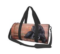 Cane Corso Grandi Cani Neri Animali Domestici, Borsone da viaggio di grande capacità Borsa rotonda Borsa da viaggio sportiva Borsa da viaggio Borsa da fitness