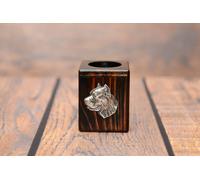 Cane corso italiano - candeliere in legno con l'immagine di un cane Art Dog IT