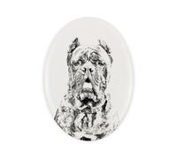 Cane Corso lapide con foto di cane Art-Dog