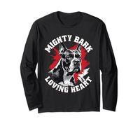 Cane Corso Mighty Bark Loving Heart Maglia a Manica