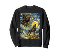 Cane Corso Notte Stellata Van Gogh Simpatico Cane Ululante Felpa