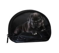 Cane Corso Pets Puppy Black Cane Corso, piccola borsa portaoggetti per assorbenti igienici per il trucco, portamonete per cosmetici da donna