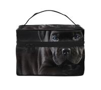 Cane Corso Pets Puppy Cane Corso Nero, Borsa da viaggio per il trucco da donna, Grande organizer per cosmetici