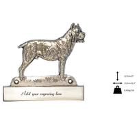 Cane Corso - Piastra In Ottone Con Iscrizione 'WELCOME' Tipo Dog DE 2