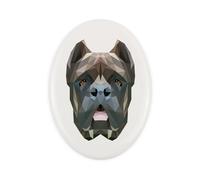 Cane Corso piastrella geometrica Art-Dog