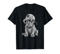 Cane Corso Puppy w Cappello e Occhiali da Sole Maglietta