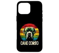 Cane Corso Retro Tramonto - Vintage Dog Breed Lover Custodia per iPhone 16 Pro Max