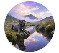 Cane Corso, Rompicapo Circolare Da 1000 Pezzi Con Pet Dog, Pensato Per Chi Ama Le Sfide Visive Complesse 1000pcs (67.5x67.5cm)