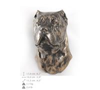 Cane Corso , Statuetta Appendere An Una da Parete, Bronzo, Art. Cane