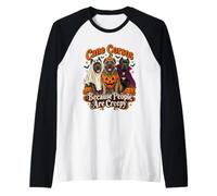 Cane Corsos perché Le Persone Sono inquietanti Cane di Halloween Maglia con Maniche Raglan