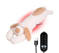 Cane Cuscinetto Per Riscaldamento Per Animali Ripieni - Cucciolo Di Peluche Caldo Con Inserto A Microonde, Per Giocattoli Per Animali Domestici Accogliente | Rilievo Di Terapia Del Calore Riut