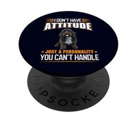 Cane da acqua portoghese Sassy PWD Atteggiamento Personalità PopSockets PopGrip Adesivo
