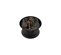 Cane da caccia d'anatra vintage Labrador Retriever del paese PopSockets PopGrip Adesivo
