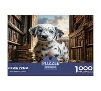 Cane da compagnia 100% cartone riciclato Dalmata in camera 1000 pezzi puzzle per adulti e bambini divertente regalo 38x26 cm/1000 pezzi