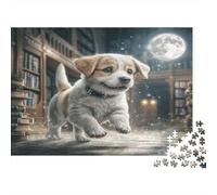 Cane da compagnia Beagle colorato nella stanza 1000 pezzi puzzle per adulti splendidamente illustrato impegnativo 38x26 cm/1000 pezzi