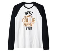 Cane da Compagnia Carino del miglior Genitore Collie di Sempre Maglia con Maniche Raglan