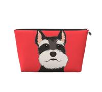 Cane da compagnia Schnauzer, Borsa da toilette Borsa per trucco Borsa per cosmetici Borsa da toilette da viaggio portatile