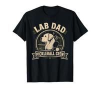Cane da Laboratorio da Uomo Vintage Lab Dad Camping Crew Maglietta