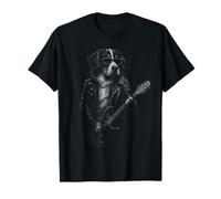 Cane da Montagna del Bernese Che Suona la Chitarra Musica Rock Amante dei Cani Maglietta