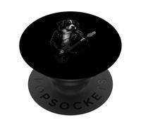 Cane da montagna del Bernese che suona la chitarra musica rock amante dei cani PopSockets PopGrip Adesivo