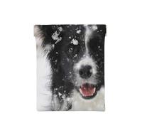 Cane da neve Border Collie, Spremere il portafoglio superiore da donna Borsa portaoggetti Piccola portamonete Portamonete