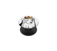 Cane da pastore australiano con corona PopSockets PopGrip Adesivo
