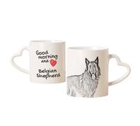 Cane da pastore belga I tazza con cane buongiorno cuore Art-Dog