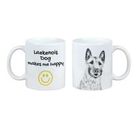 Cane da pastore belga Laekenois tazza con il cane Mi rende felice Art-Dog