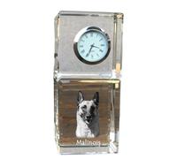 Cane da pastore belga Malinois cane con orologio al quarzo Art-Dog