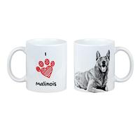 Cane da pastore belga Malinois tazza con cane Ti amo Art-Dog