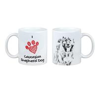 Cane da pastore del Caucaso tazza con cane Ti amo Art-Dog