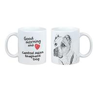 Cane da pastore dell'Asia centrale tazza con cane buongiorno Art-Dog