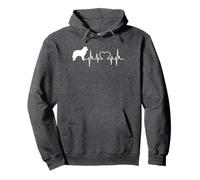 Cane Da Pastore Maremmano Abruzzese Heartbeat Felpa con Cappuccio