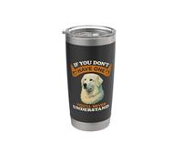 Cane da pastore maremmano se non hai un proprietario di un cane vintage Bicchiere termico in acciaio inox doppia parete