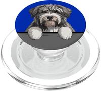 Cane da pastore polacco delle pianure carino che sbircia PON amante dei cani PopSockets PopGrip per MagSafe