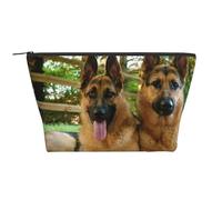 Cane da pastore tedesco colorato e carino, Borsa da toilette Borsa per trucco Borsa per cosmetici Borsa da toilette da viaggio portatile