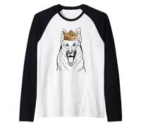 Cane da Pastore Tedesco con Corona Maglia con Maniche Raglan