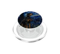 Cane da Segugio della Transilvania Van Gogh Notte stellata PopSockets PopGrip per MagSafe