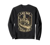 Cane da Uomo Vintage Lab Dad Kayak Crew Lab Felpa