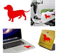 CANE DACHSHUND, Adesivo In Vinile Versione V1B