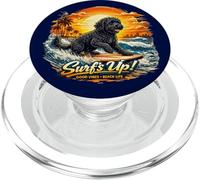 Cane d'acqua francese cane surfing spiaggia vacanza PopSockets PopGrip per MagSafe
