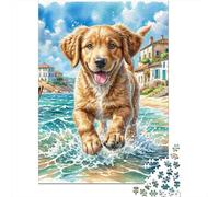 Cane d'acqua portoghese Jigsaw Puzzle Impossibili 1000Pcs Decorazione Per La Casa. Rilassamento E Intelligence Per Adulti E Ragazzi Da 14 Anni 1000pcs (75x50cm)