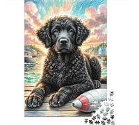 Cane d'acqua portoghese Jigsaw Puzzle Impossible 1000Pcs Decorazione Per La Casa. Rilassamento E Intelligence Per Adulti E Bambini Da 12 Anni 1000pcs (75x50cm)