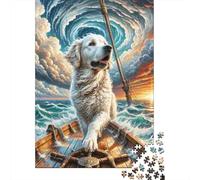 Cane d'acqua portoghese Puzzle Impossible 1000 Pezzi Decorazione Per La Casa. Rilassamento E Intelligence Per Adulti E Bambini Da 12 Anni 1000pcs (75x50cm)