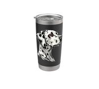 Cane Dalmata Amante Design Cucciolo Amore Dalmata Bicchiere termico in acciaio inox doppia parete