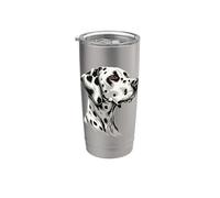 Cane Dalmata Amante Design Cucciolo Amore Dalmata Bicchiere termico in acciaio inox doppia parete