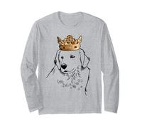 Cane dei Grandi Pirenei Che Indossa la Corona Maglia a Manica